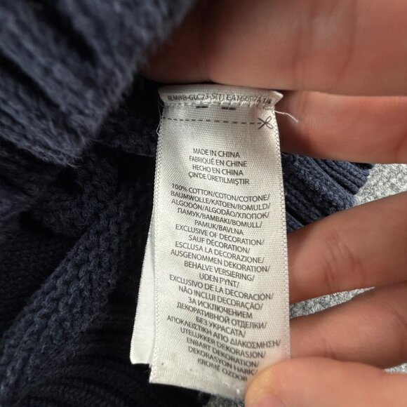 Polo Ralph Lauren Flag Sweater Navy Blue USA Stars Stripes Small Knit Pullover - Picture 15 of 16